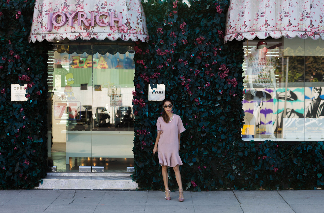 Melrose Avenue :: Floral Dress for Fall - CHRIS HAN STYLE